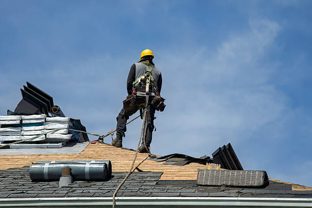 Professional Roofing technician working in Barnegat, NJ